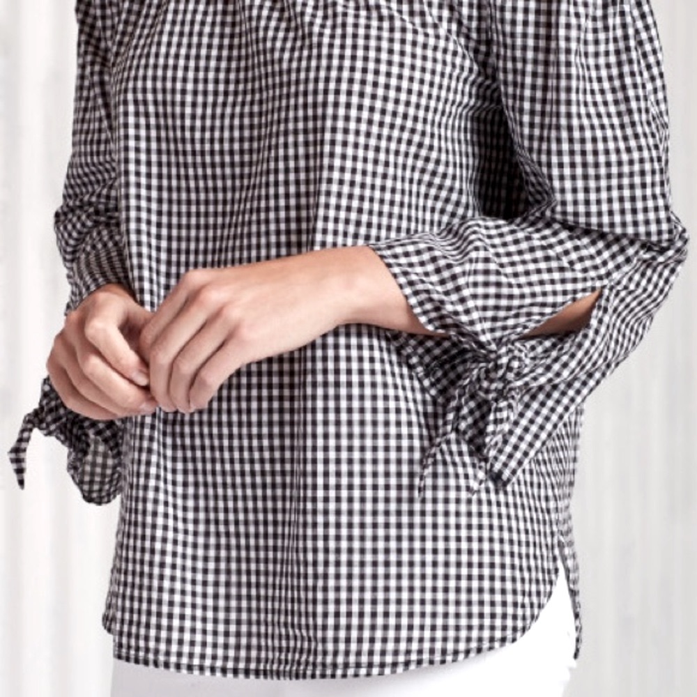 🦋3/$20 BeachLunchLounge Gingham Cotton Top